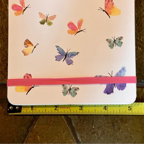 Rae Dunn LISTS Butterflies Top Spiral Notebook with Elastic Closure BRAND NEW!! - Picture 7 of 7